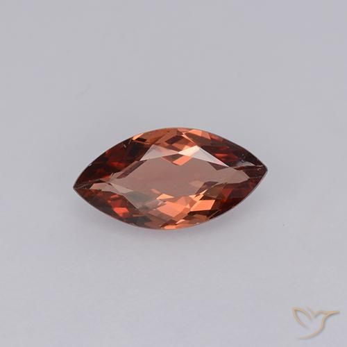 0.95ct 자연스러운 크림슨 레드 말레이시아 가넷, 보석, VS