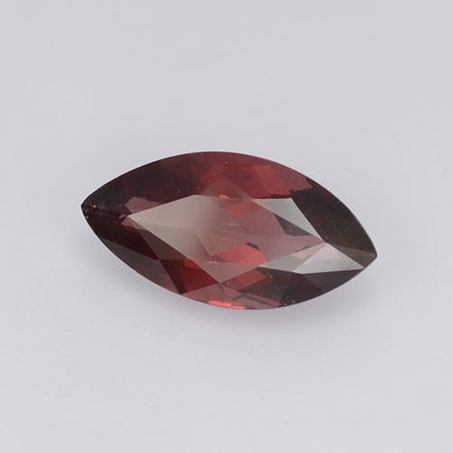 2.39캐럿 천연 딥 레드 말레이 가넷, 마퀴즈, 12.1×6.2 mm, VS