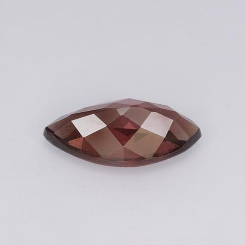 2.39캐럿 천연 딥 레드 말레이 가넷, 마퀴즈, 12.1×6.2 mm, VS