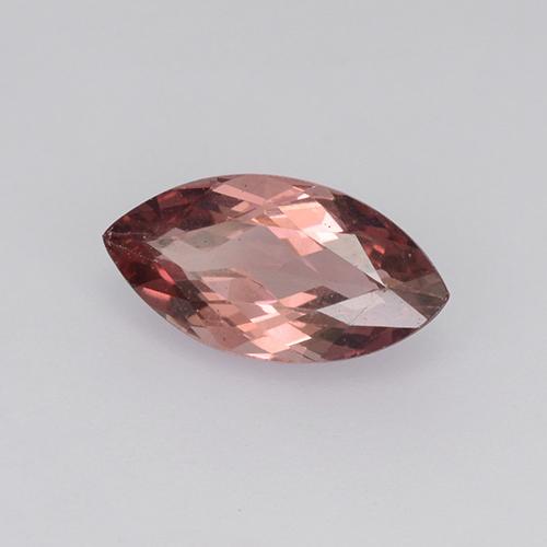 1.41캐럿 천연 라이트 핑크 말레이 가넷, 마퀴즈, 9.9×5.2 mm, VVS-VS