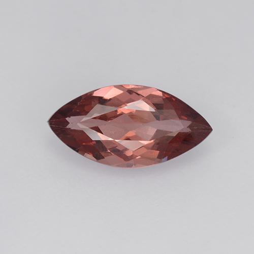 1.57캐럿 천연 다크 레드 말레이 가넷, 마퀴즈, 10.7×5.4 mm, VVS-VS
