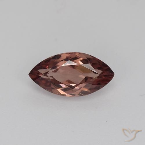 1.09캐럿 천연 미디엄 핑크 말레이 가넷, 마퀴즈, 9×4.7 mm, VVS-VS