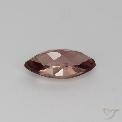 1.09캐럿 천연 미디엄 핑크 말레이 가넷, 마퀴즈, 9×4.7 mm, VVS-VS