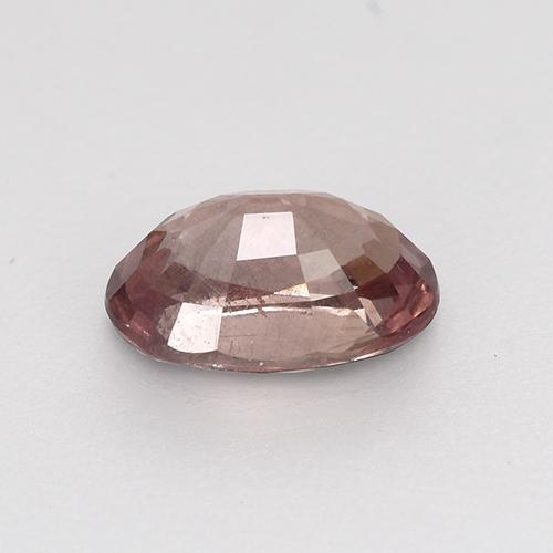 0.63캐럿 천연 딥 핑크 말레이 가넷, 타원형 컷, 6×4.1 mm, VS