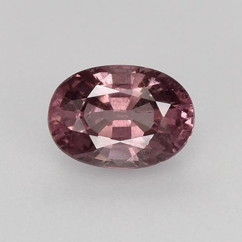 0.66캐럿 천연 깊은 상그리아 말레이 가넷, 타원형 컷, 6×4.2 mm, VS