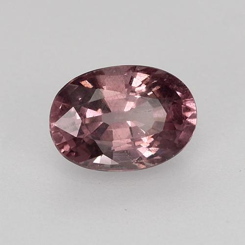 0.66캐럿 천연 깊은 상그리아 말레이 가넷, 타원형 컷, 6×4.2 mm, VS
