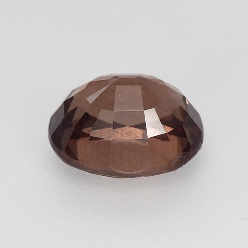 1.31캐럿 천연 딥 와인 레드 말레이 가넷, 타원형 컷, 6.7×5.6 mm, VS