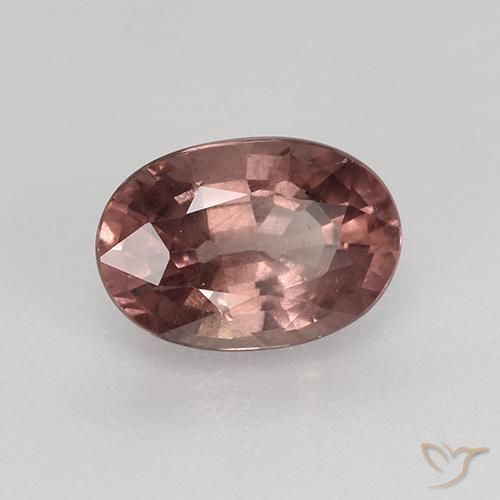 0.76캐럿 천연 미디엄 레드 말레이 가넷, 타원형 컷, 6.1×4.2 mm, VS-SI