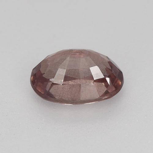 0.69캐럿 천연 미디엄 핑크 말레이 가넷, 타원형 컷, 6.1×4.2 mm, VS