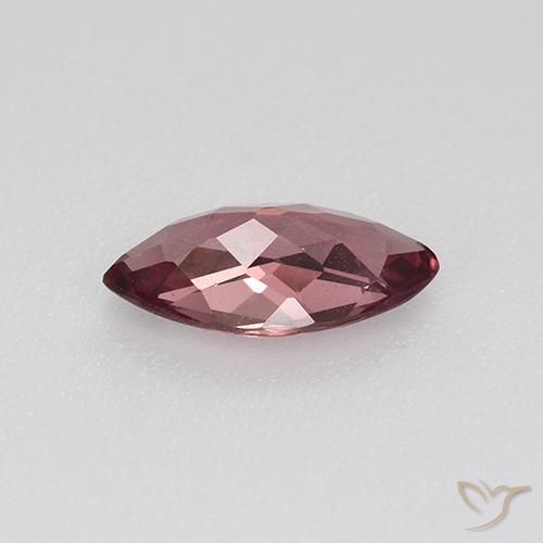0.87캐럿 천연 미디엄 레드 말레이 가넷, 마퀴즈, 8.9×4.6 mm, VS