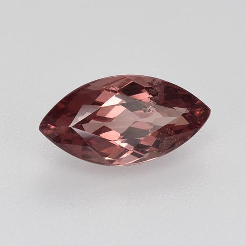 1.66캐럿 천연 스칼렛 레드 톤 말레이 가넷, 마퀴즈, 10.1×5.2 mm, VS
