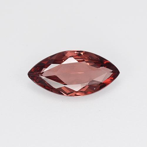 1.00캐럿 천연 딥 크림슨 레드 말레이 가넷, 마퀴즈, 9.8×5 mm, VVS-VS