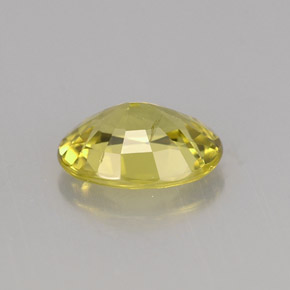 1.41캐럿 천연 녹빛 옐로우 말리 가넷, 타원형 컷, 8.3×6 mm, VS
