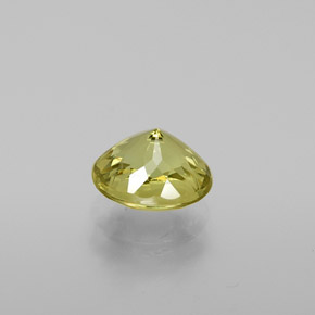 1.38캐럿 천연 골든 그린 말리 가넷, 타원형 컷, 7×6 mm, VVS-VS