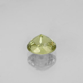 1.51캐럿 천연 골든 그린 말리 가넷, 타원형 컷, 7.2×6.1 mm, VS