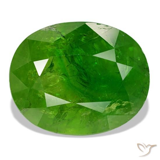 17.61ct 그린 말리 가넷, 오벌, SI-I1
