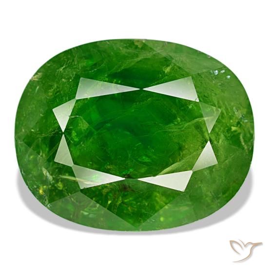 15.82ct 그린 말리 가넷, 오벌, SI-I1