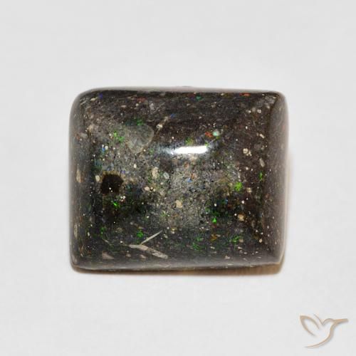 8.92ct 자연스러운 다색 매트릭스 오팔, 바게트, 불투명체