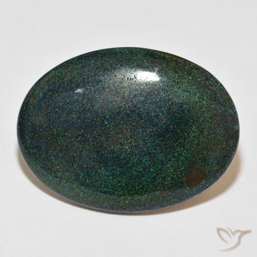 48.05ct 자연스러운 다색 매트릭스 오팔, 타원형, 불투명체