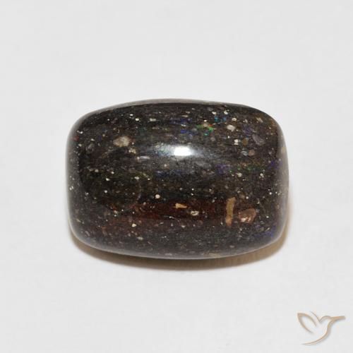6.86ct 자연스러운 다색 매트릭스 오팔, 방석, 불투명체