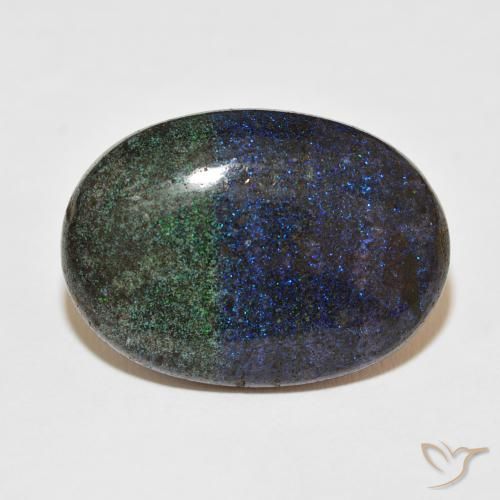 27.00ct 자연스러운 다색 매트릭스 오팔, 타원형, 불투명체