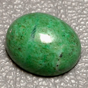 3.25캐럿 천연 그린 마우싯싯, 타원형 컷, 9.9×8 mm, 불투명체