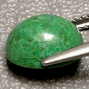 3.25캐럿 천연 그린 마우싯싯, 타원형 컷, 9.9×8 mm, 불투명체