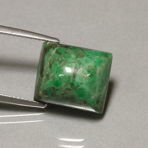 13.48캐럿 천연 그린 마우싯싯, 바게트, 14×12 mm, 불투명체