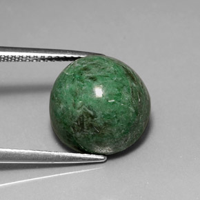 8.75캐럿 천연 그린 마우싯싯, 라운드 컷, 11.74 mm, 불투명체