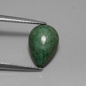 3.13캐럿 천연 그린 마우싯싯, 배 모양, 11.7×8 mm, 불투명체