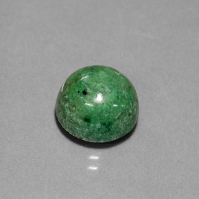 5.88캐럿 천연 그린 마우싯싯, 라운드 컷, 10.37 mm, 불투명체