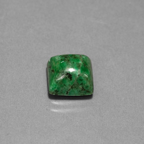 3.10캐럿 천연 그린 마우싯싯, 스퀘어, 7.9×7.8 mm, 불투명체