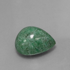 5.20캐럿 천연 그린 마우싯싯, 배 모양, 12.1×9.8 mm, 불투명체
