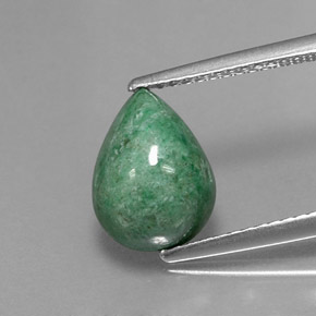 3.27캐럿 천연 그린 마우싯싯, 배 모양, 10.6×8 mm, 불투명체