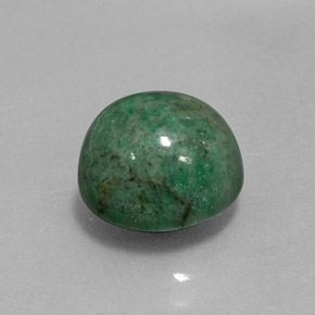 5.08캐럿 천연 그린 마우싯싯, 라운드 컷, 9.84 mm, 불투명체