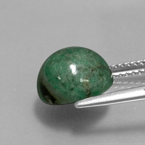 5.08캐럿 천연 그린 마우싯싯, 라운드 컷, 9.84 mm, 불투명체