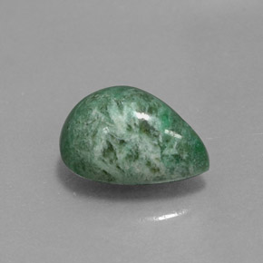 3.76캐럿 천연 그린 마우싯싯, 배 모양, 11.3×8 mm, 불투명체