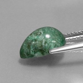 3.76캐럿 천연 그린 마우싯싯, 배 모양, 11.3×8 mm, 불투명체