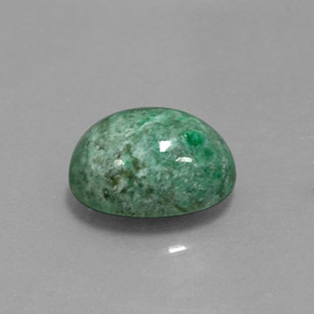 3.14캐럿 천연 그린 마우싯싯, 타원형 컷, 10.2×7.8 mm, 불투명체