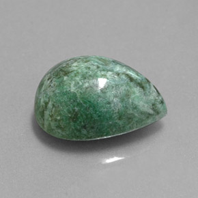 4.70캐럿 천연 그린 마우싯싯, 배 모양, 12.4×9.3 mm, 불투명체