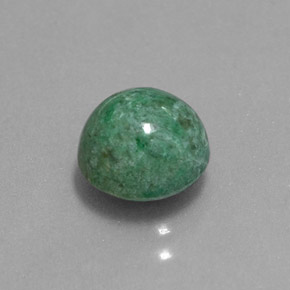 2.26캐럿 천연 그린 마우싯싯, 라운드 컷, 7.68 mm, 불투명체