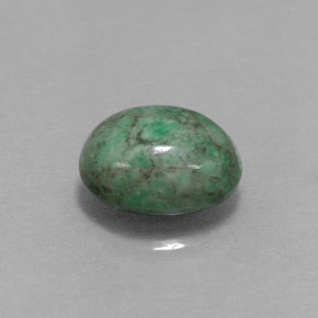 2.36캐럿 천연 그린 마우싯싯, 타원형 컷, 9.4×7.4 mm, 불투명체
