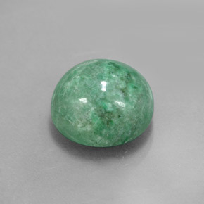 6.62캐럿 천연 그린 마우싯싯, 라운드 컷, 11.55 mm, 불투명체
