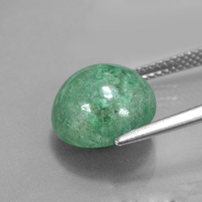 6.62캐럿 천연 그린 마우싯싯, 라운드 컷, 11.55 mm, 불투명체
