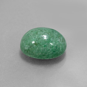 3.74캐럿 천연 그린 마우싯싯, 타원형 컷, 10.9×8.3 mm, 불투명체