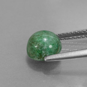 1.79캐럿 천연 그린 마우싯싯, 라운드 컷, 7.19 mm, 불투명체