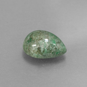 1.82캐럿 천연 그린 마우싯싯, 배 모양, 9.2×6.8 mm, 불투명체