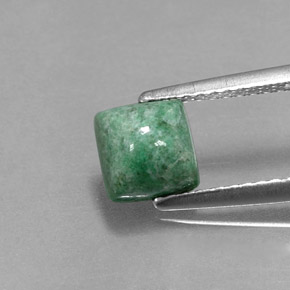 1.51캐럿 천연 그린 마우싯싯, 스퀘어, 6.1×6.1 mm, 불투명체