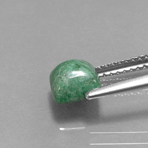 1.51캐럿 천연 그린 마우싯싯, 스퀘어, 6.1×6.1 mm, 불투명체