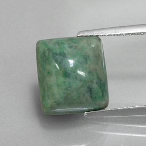 6.10캐럿 천연 그린 마우싯싯, 바게트, 11.1×10 mm, 불투명체